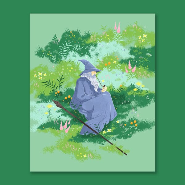 the Grey Wizard | Art Print