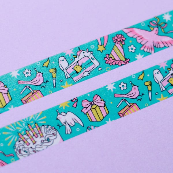 Birthday Birds | Washi tape - Image 2