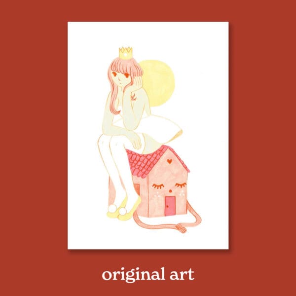 Princess and her house | Original Art