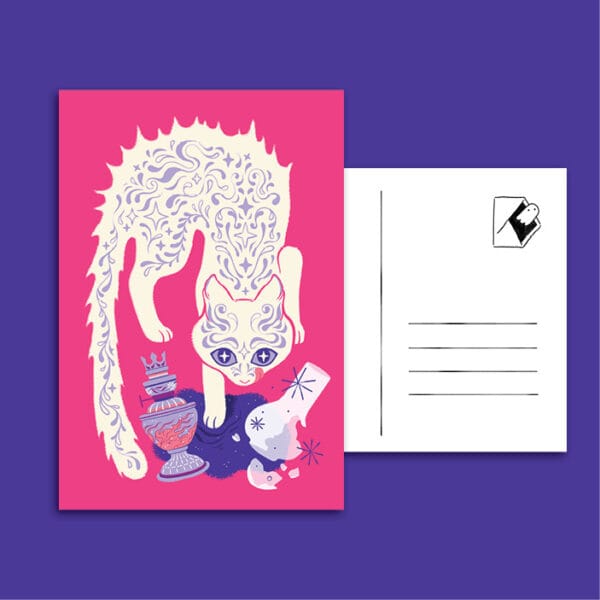 Flickering Treat | Postcard